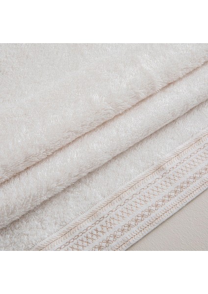 Velena Banyo Havlusu 85X150 cm Ekru