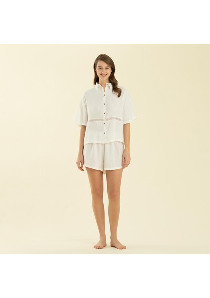 Valeur Şortlu Takım Ekru