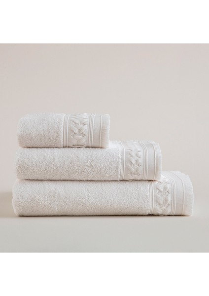 Branda Banyo Havlusu 85*150 cm Ekru