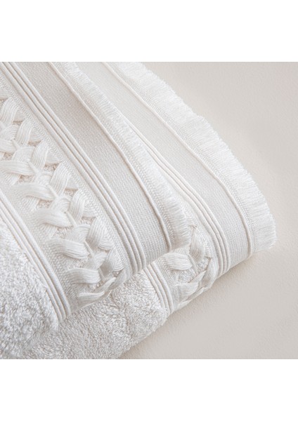 Branda Banyo Havlusu 85*150 cm Ekru