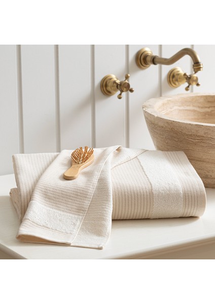 Gordel Banyo Havlusu 85X150 cm Natural-Bej