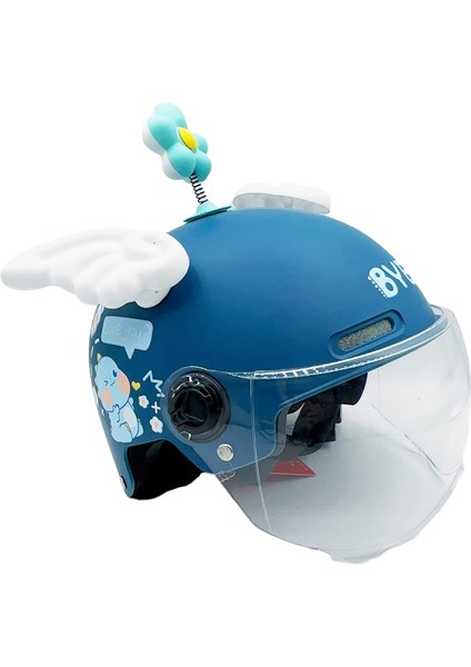 Komik Sevimli Melek Çocuk 3c Motosiklet Kask (Yurt Dışından)