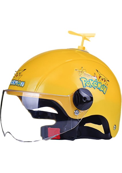 Uçuş Bikachu 3c Çocuk Motosiklet Kaskı (Yurt Dışından)