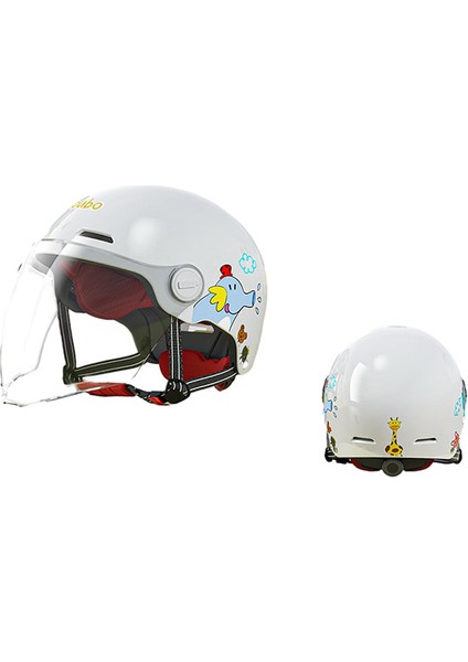 Sevimli Küçük Fil Çocuk Güvenliği 3c Motosiklet Kask (Yurt Dışından)