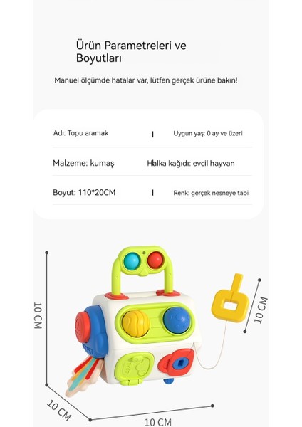 Niu Niu Bebek Octahedron Meşgul Top Bebek 1 Yaşındaki Oyuncak (Yurt Dışından)