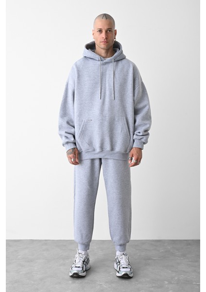 Erkek 3 Iplik Oversize Eşofman Takımı