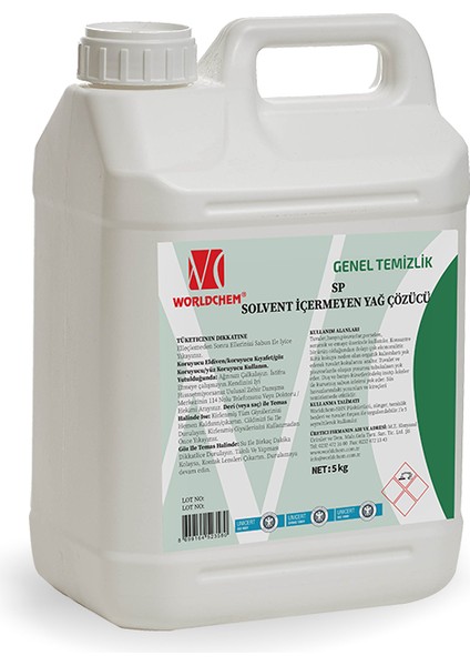 Solvent İçermeyen Yağ Çözücü SP100 5 kg