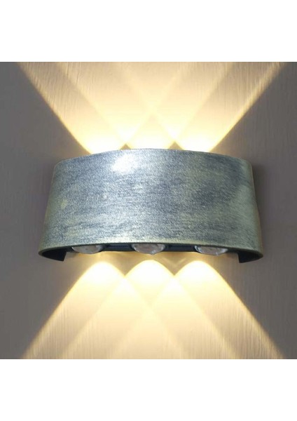 Sarı Eskitme Dekoratif Işık Süzmeli, 10 Watt Günışığı Ledli Iç ve Dış Mekan Aplik, 3000K LED Armatür fiyatları