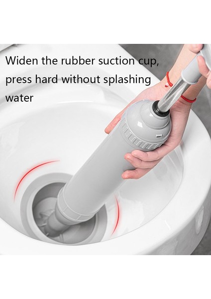 Vakumlu Yüksek Basınçlı Tuvalet Taraması, Stil: Ark (Gri Beyaz) (Yurt Dışından) fırsatları