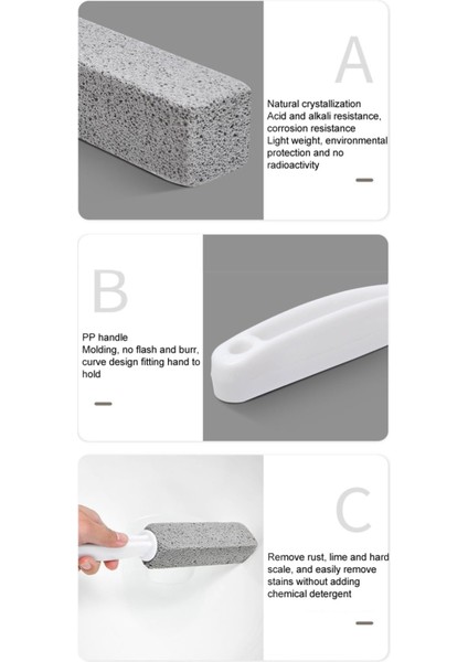 Ponza Taşı Tuvalet Fırçası Lavabo Ölçeği Temizleme Pas Temizleme Fırçası (Yurt Dışından) fırsatları