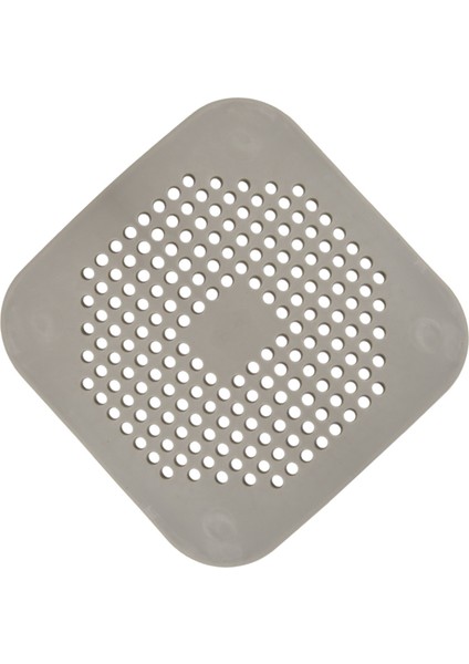 3x Kare Tahliye Kapağı Duş Drenaj Saç Catcher Düz Silikon Fiş Banyo ve Mutfak Için Filtre Duş Drenaj (Yurt Dışından)