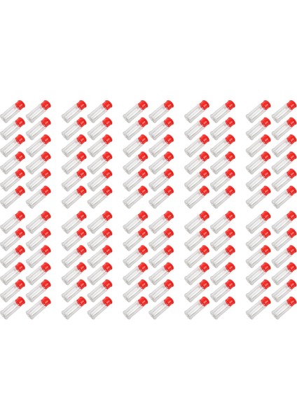 120 Adet Plastik Baharat Tuz Biber Çalkalayıcılar Baharat Kavanoz Can Barbekü Çeşni Kavanoz Şişeleri Şişe Kabı (Kırmızı) (Yurt Dışından)