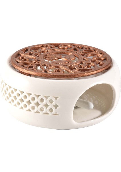 Seramik Çaydanlık Isıtıcı Tutucu Taban Çay Isıtıcı Yalıtım Tabanı Çay Kahve Su Isıtıcı Mum Isıtma Tabanı Tutucu Teaware (Yurt Dışından)