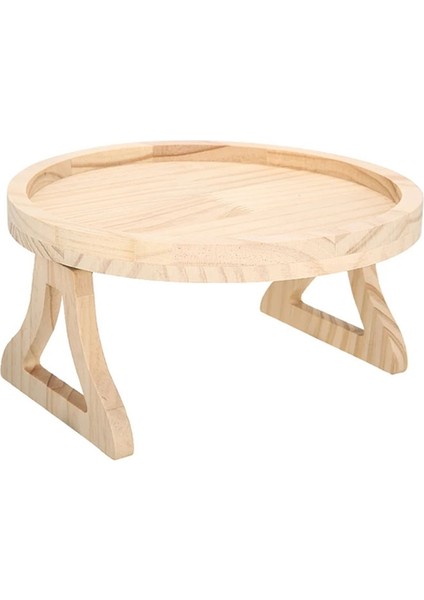 25CM Katlanabilir Kanepe Koltuk Tepsisi Çam Ahşabı (Yurt Dışından)