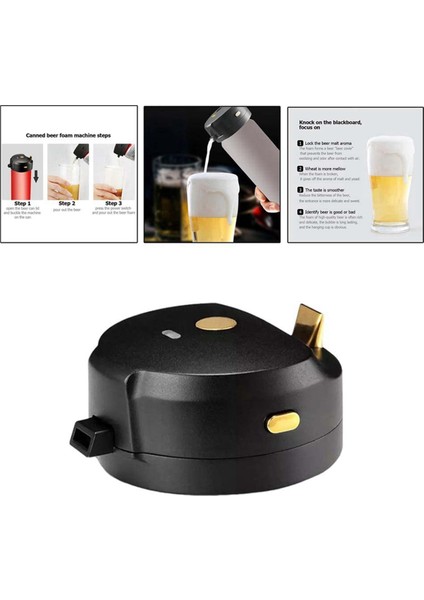 2x Canner Bira Köpürtücü, Taşınabilir Konserve Bira Köpük Makinesi, Konserve Biraya Özel, Köpük Makinesi, Bira Sunucusu, Yıkanabilir (Yurt Dışından)