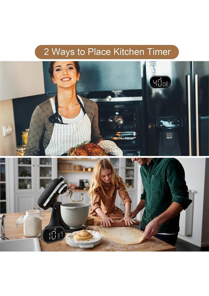 Dijital Mutfak Zamanlayıcısı, Dijital Zamanlayıcı Yumurta Zamanlayıcısı, Dijital Mutfak Zamanlayıcısı, Kronometre, Çalar Saat, Öğrenme, Yemek Pişirme Için (Yurt Dışından) fırsatları