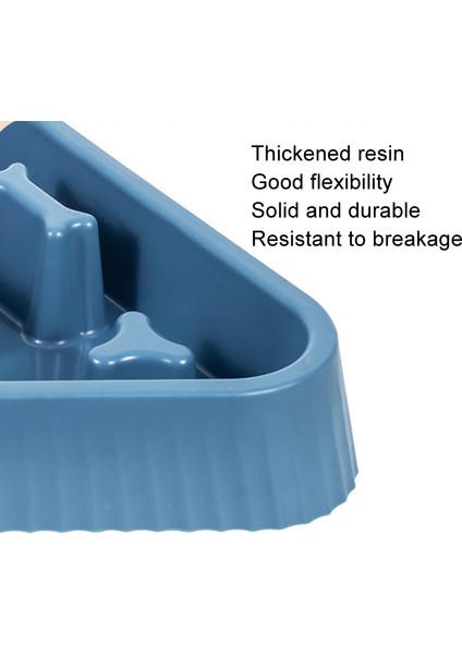 Üçgen Kemik Pet Yavaş Yemek Kasesi Köpekler Kediler Yeme Kaseleri (Yurt Dışından) fırsatları