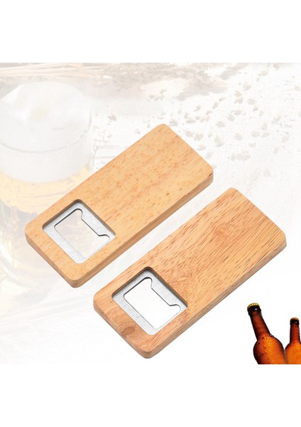 16 Paket Ahşap Bira Şişe Açacağı Ahşap Saplı Tirbuşon Paslanmaz Çelik Kare Açacakları Bar Mutfak Aksesuarları Hediye (Yurt Dışından) fiyatları