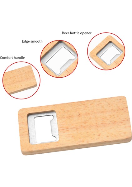 16 Paket Ahşap Bira Şişe Açacağı Ahşap Saplı Tirbuşon Paslanmaz Çelik Kare Açacakları Bar Mutfak Aksesuarları Hediye (Yurt Dışından) modelleri