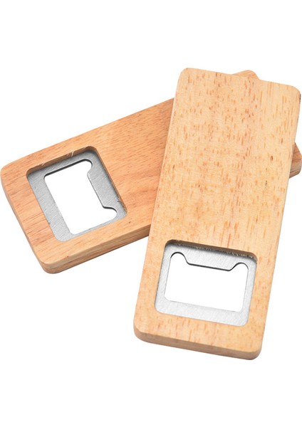 16 Paket Ahşap Bira Şişe Açacağı Ahşap Saplı Tirbuşon Paslanmaz Çelik Kare Açacakları Bar Mutfak Aksesuarları Hediye (Yurt Dışından) fırsatları