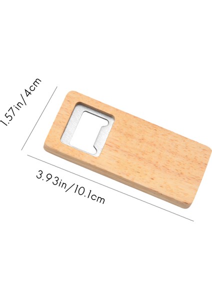 16 Paket Ahşap Bira Şişe Açacağı Ahşap Saplı Tirbuşon Paslanmaz Çelik Kare Açacakları Bar Mutfak Aksesuarları Hediye (Yurt Dışından) indirimleri