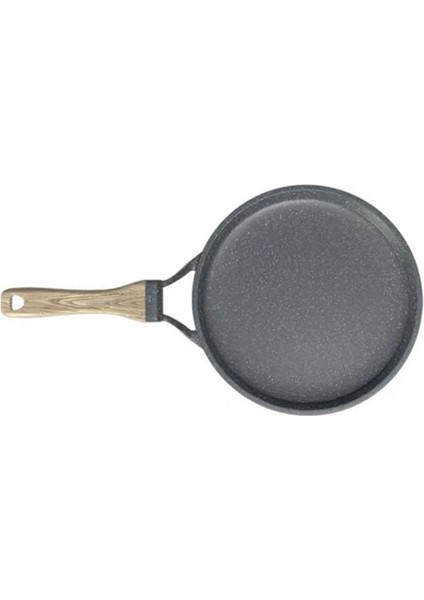 28CM Taş Kızartma Tavası Yapışmaz Dökme Demir Gözleme Tava Omlet Tenceresi Gaz Sobası Indüksiyon Ocak Mutfak Tencere (Yurt Dışından)