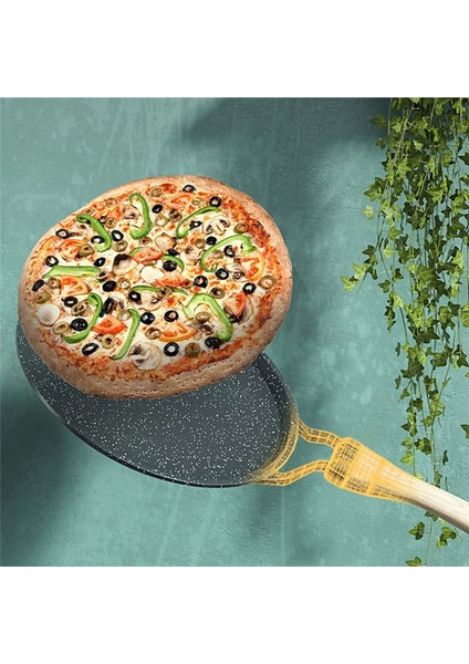 28CM Taş Kızartma Tavası Yapışmaz Dökme Demir Gözleme Tava Omlet Tenceresi Gaz Sobası Indüksiyon Ocak Mutfak Tencere (Yurt Dışından)