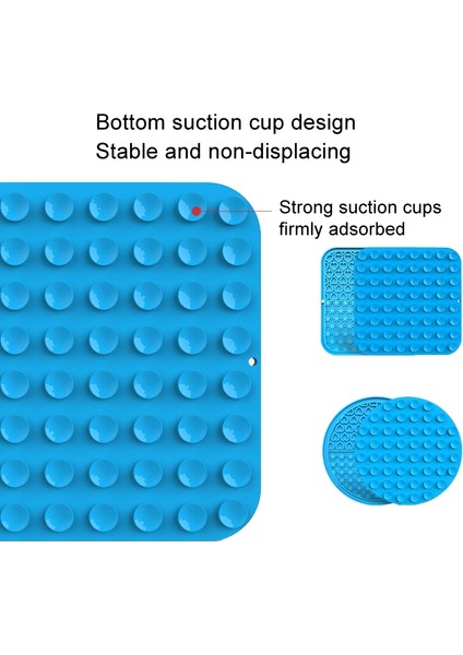 Silikon Vantuz Pet Yalama Placemat Kare (Yurt Dışından) fırsatları