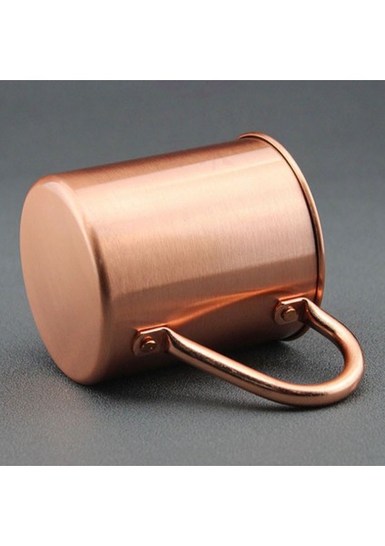 450 ml Bakır Kupa Su Bardağı Bardak Düz Vücut Curling Fincan Bar Kokteyl Cam Bira Kupası (Yurt Dışından)