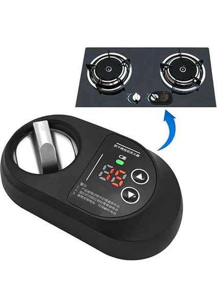 Gaz Sobası Otomatik Yangın Kapatma Zamanlayıcısı Mutfak Akıllı Anahtar Anti-Kuru Aksesuarlar Doğalgaz Gaz Sobası Zamanlayıcısı (Sağ Anahtar) (Yurt Dışından) modelleri