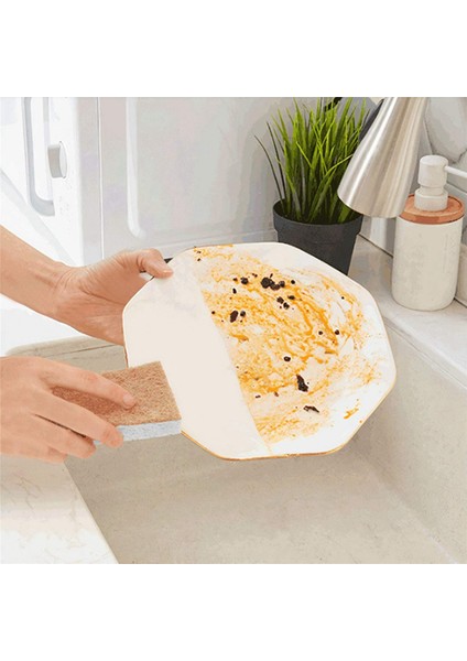32PCS Biyobozunur Gübrelenebilir Selüloz Mutfak Süngerleri Hindistan Cevizi Scrubber - Bulaşık Temizleme Için Çevre Dostu Sünger (Yurt Dışından)