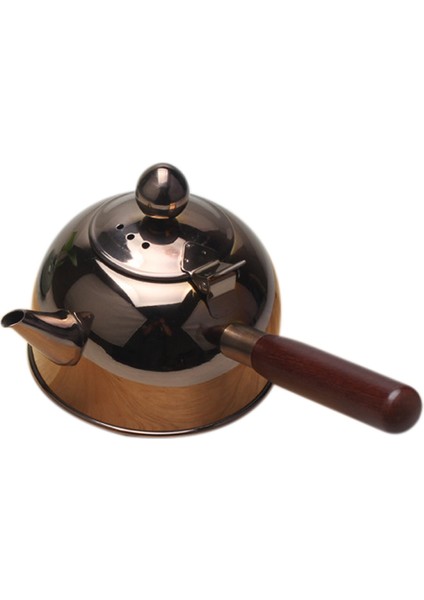 500ML Tek Kolu Su Isıtıcısı Indüksiyon Küçük Kahve Süt Çaydanlık 304 Paslanmaz Çelik Açık Su Kazanı Drinkware Gaz Bronz (Yurt Dışından)