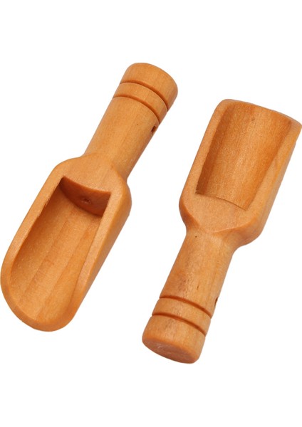 30 Adet Ahşap Mini Kepçe Tuz Şeker Kahve Kaşığı Mutfak Pişirme Aracı (Yurt Dışından)
