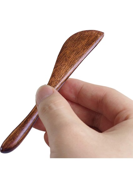 20 Paket Ahşap Tereyağı Bıçağı, 6 Inç Baharat Bıçakları Ahşap Süper Kullanışlı Mutfak Eşyaları Jöle Serpme Makinesi (Yurt Dışından)
