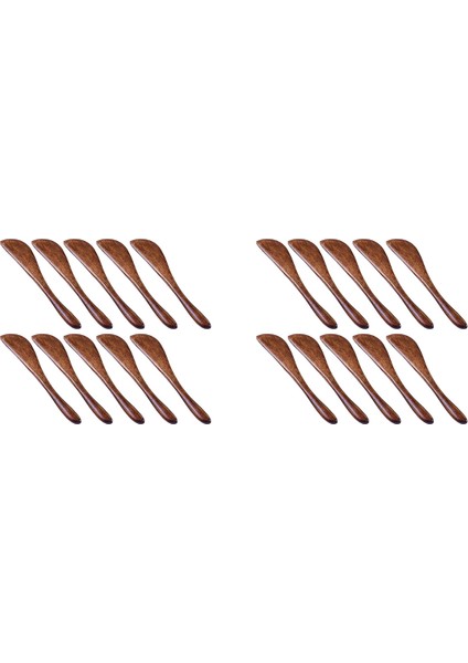 20 Paket Ahşap Tereyağı Bıçağı, 6 Inç Baharat Bıçakları Ahşap Süper Kullanışlı Mutfak Eşyaları Jöle Serpme Makinesi (Yurt Dışından) indirimleri