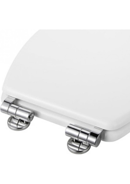 4x Alaşım Yedek Klozet Menteşeleri Montaj Seti Krom Tuvalet Aksesuarları Için Bağlantı Parçaları Vidaları ile (Yurt Dışından) indirimleri