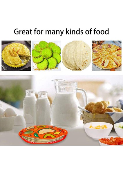 Burrito Için 3x 12 Inç Bez Çanta, Mikrodalga Restoran Gıda Gözleme Için Taşınabilir Tortilla Isıtıcı Kese Ev, B (Yurt Dışından) indirimleri