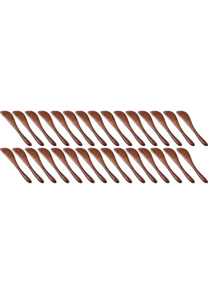 30 Paket Ahşap Tereyağı Bıçağı, 6 Inç Baharat Bıçakları Ahşap Süper Kullanışlı Mutfak Eşyaları Jöle Serpme Makinesi (Yurt Dışından)