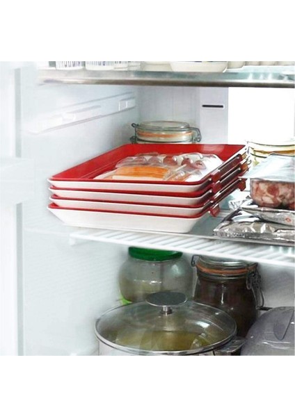 2x Gıda Plastik - Saklama Tepsisi Istiflenebilir Yemek Tepsisi Yeniden Kullanılabilir Gıda - Saklama Tepsisi (Yurt Dışından) indirimleri