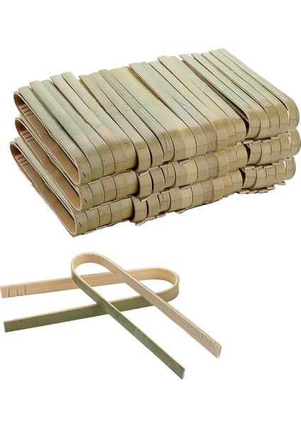 480 Paket Mini Bambu Maşa, 4 Inç Tek Kullanımlık Maşa, Çevre Dostu Mini Tek Kullanımlık Bambu Gereçler Tost Maşası (Yurt Dışından) modelleri