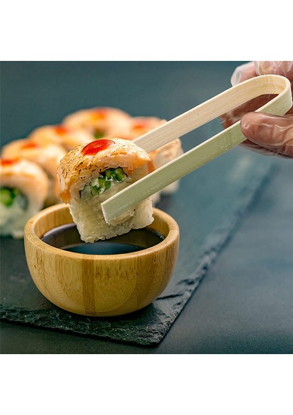 480 Paket Mini Bambu Maşa, 4 Inç Tek Kullanımlık Maşa, Çevre Dostu Mini Tek Kullanımlık Bambu Gereçler Tost Maşası (Yurt Dışından) fırsatları