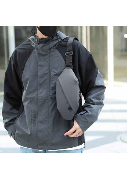 Yeni Bel Çantası, Açık Hava Göğüs Çantası, Iş Crossbody Çantası, Çok Fonksiyonlu Modaya Uygun Göğüs Çantası, Erkek Spor Omuz Çantası (Yurt Dışından)