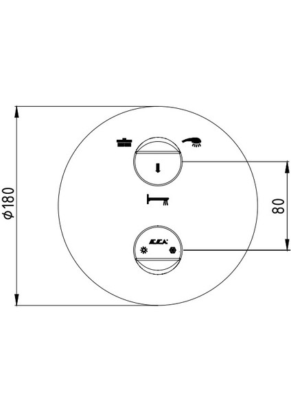Myra Ankastre Banyo Bataryası Sıva Üstü 3 Yollu Mat Beyaz 102167333C4-Y fiyatları
