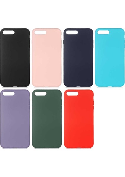 Apple iPhone 8 Plus - Uyumlu Bulut E-Ticaret Lsr Lansman Kapak-Koyu Yeşil