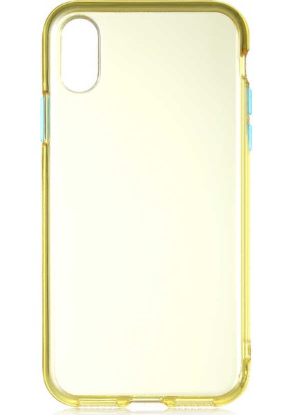 Apple iPhone Xs Max 6.5 - Uyumlu Bulut E-Ticaret Bistro Kapak-Sarı
