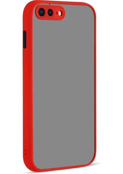 Apple iPhone 7 Plus - Uyumlu Bulut E-Ticaret Hux Kapak-Kırmızı