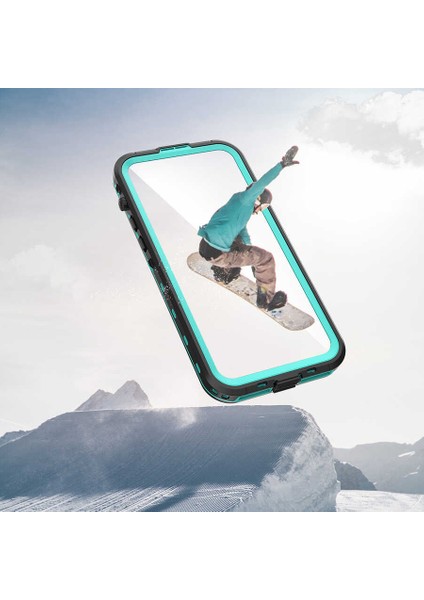 Apple iPhone 14 Pro Max - Uyumlu 1-1 Su Geçirmez Kılıf-Siyah indirimleri