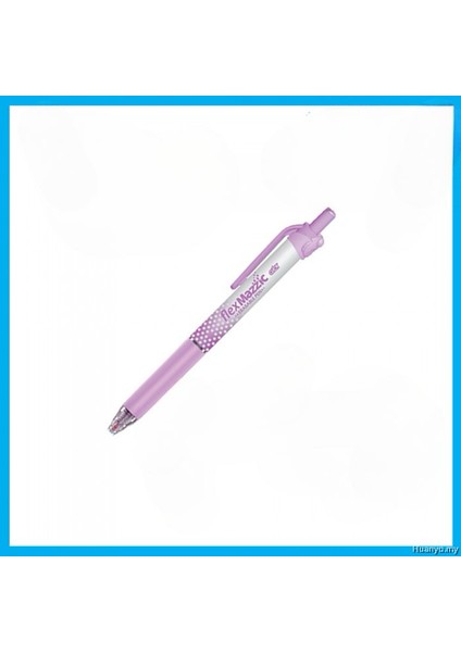 Flexoffice Flexmazzic Click Erasable Silinebilir Jel Kalem 0.5 mm Mor