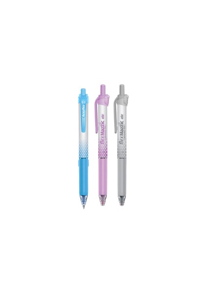 Flexoffice Flexmazzic Click Erasable Silinebilir Jel Kalem 0.5 mm Mor fiyatları