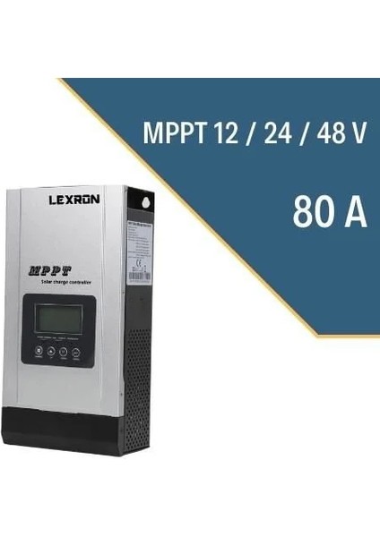 80 Amper 12/24/48 Volt Mppt Şarj Kontrol Cihazı